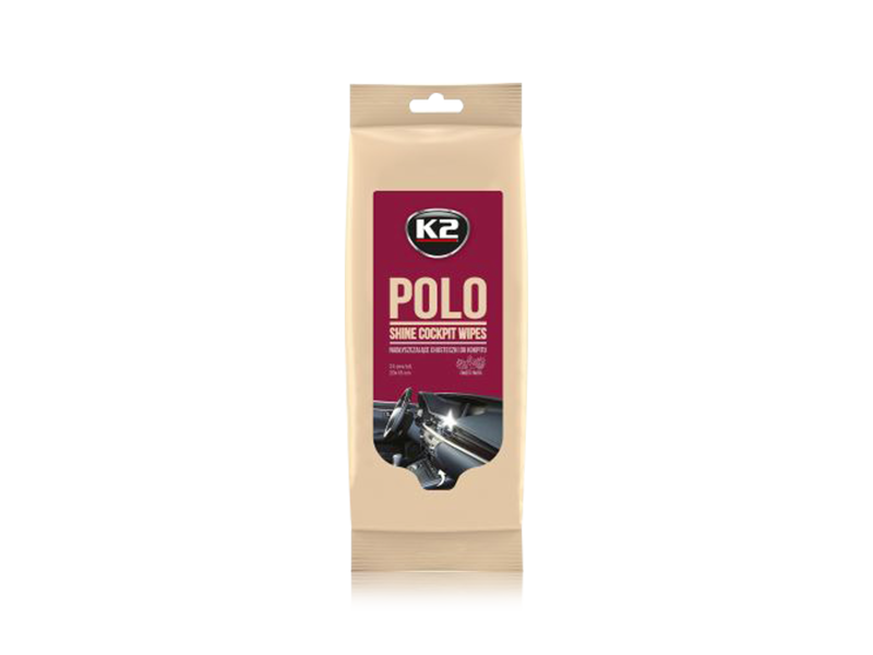 K2 POLO PROTECTANT műszerfaltisztító kendő